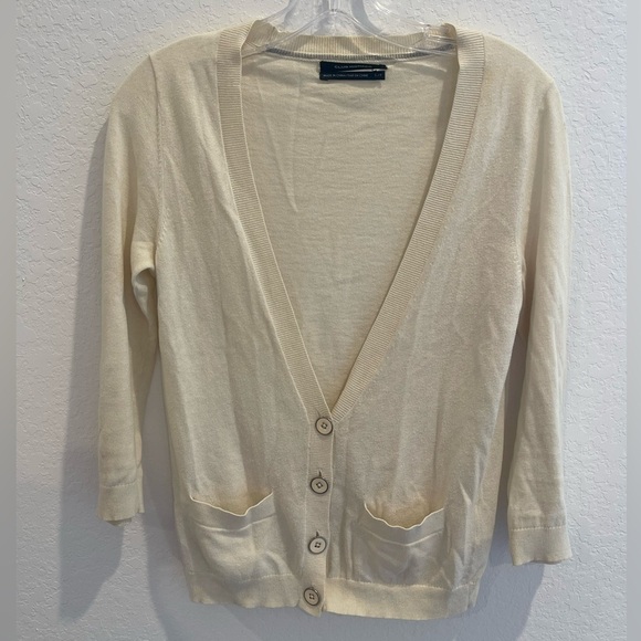 Club Monaco Cardigan sweater 85% cotton 15% Cashmere - Picture 4 of 7